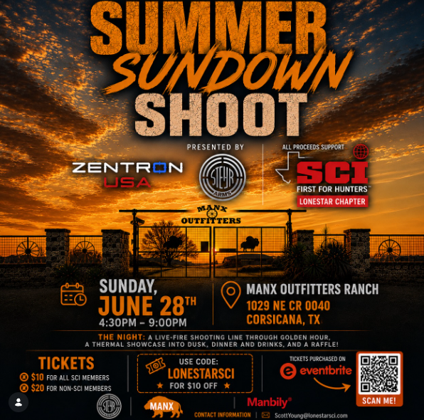 Summer Sundown Shoot at Manx Outfitters Ranch