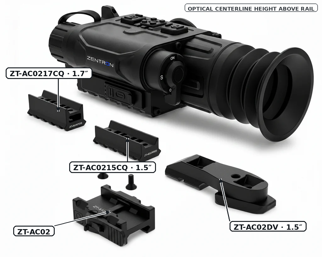 ZEN C/Q/CQ Series Universal Quick-Release Mount – ZT-AC02 – product image 8